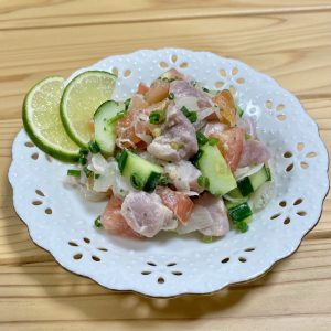 03 - タヒチの朝ごはんポワソン・クリュ