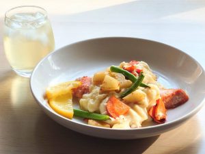 11 - フィンランドの朝ごはん「サーモンソテーとじゃがいものピューレ」