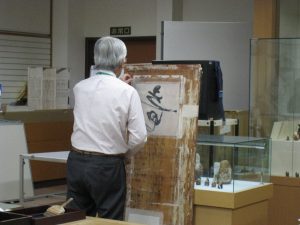 裏打ちの実演