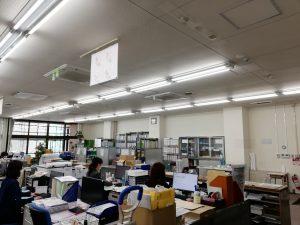 改修前の事務スペース