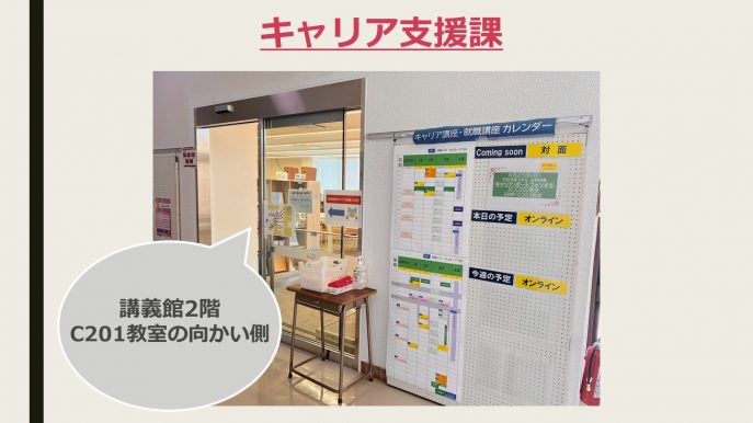 第１回 「就職ガイダンス」を活用しよう